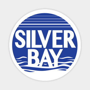 Silver Bay Waves Magnet